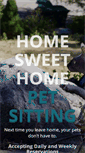 Mobile Screenshot of homesweethomepetsitting.org